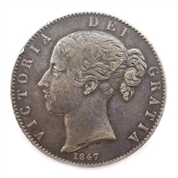  Queen Victoria 1847 crown  