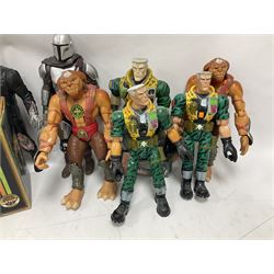 Small Soldiers - Revell 1:18 scale die-cast model of a Pontiac; boxed; and nine various sized loose action figures; together with nine other loose action figures including 'The Terminator' by Kenner (19)
