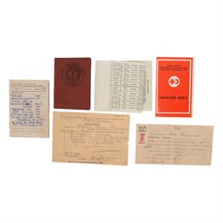 Soviet Russia marksman/sniper I.D book and other paperwork