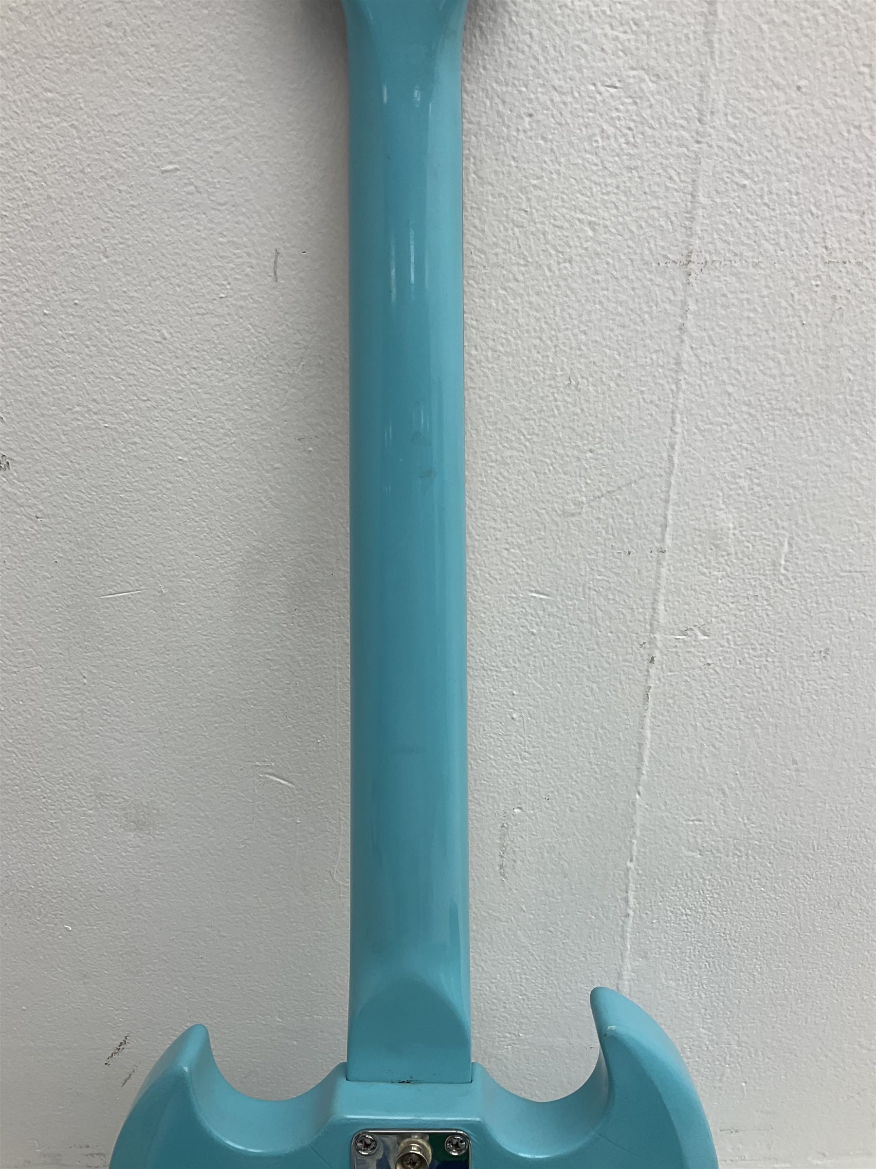 Epiphone Junior Model electric guitar in blue, serial no.C197013908 L98cm