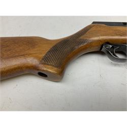 BRNO Model 581 semi-automatic .22 rifle, the 56cm barrel threaded for a sound moderator, serial no.4169, L101cm FIREARMS CERTIFICATE REQUIRED OR RFD