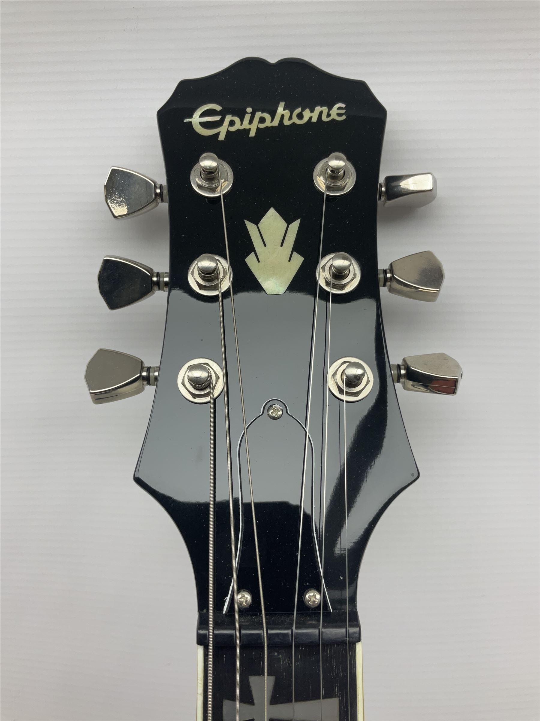 2015 Epiphone limited edition Tony Iommi signature SG Custom electric guitar, serial no.1506201270, L101cm; in cardboard delivery box with authenticity folder containing certificate and photograph of Iommi.