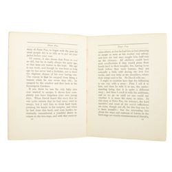 Barrie, J.M; 'Peter Pan in Kensington Gardens', first edition, pub. Hodder & Stoughton, London, with illustrations by Arthur Rackham, in red cloth with gilt vignette and lettering to spine