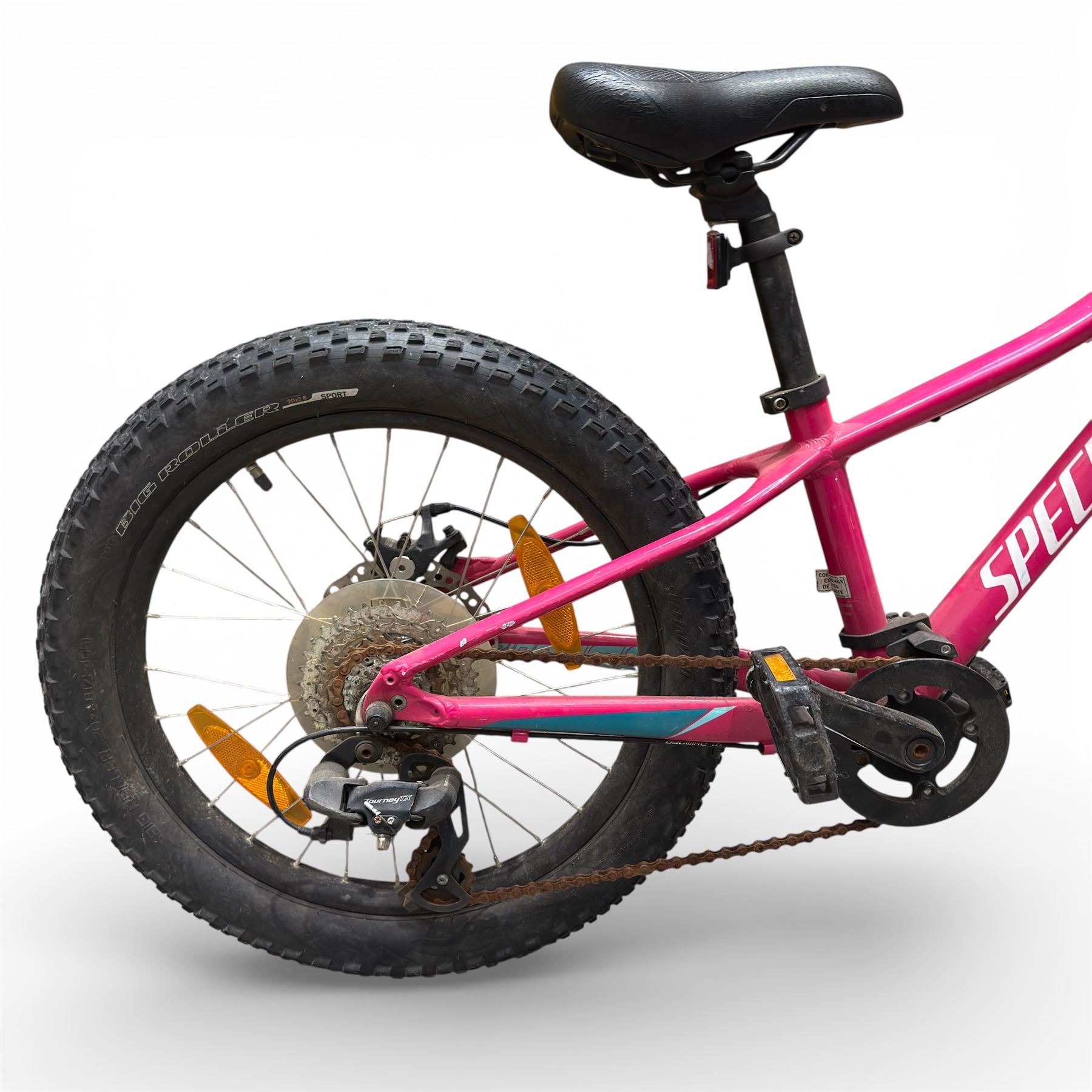 Specialized Riprock 20 Kids Mountain Bike Pink / Cherry with Front suspension