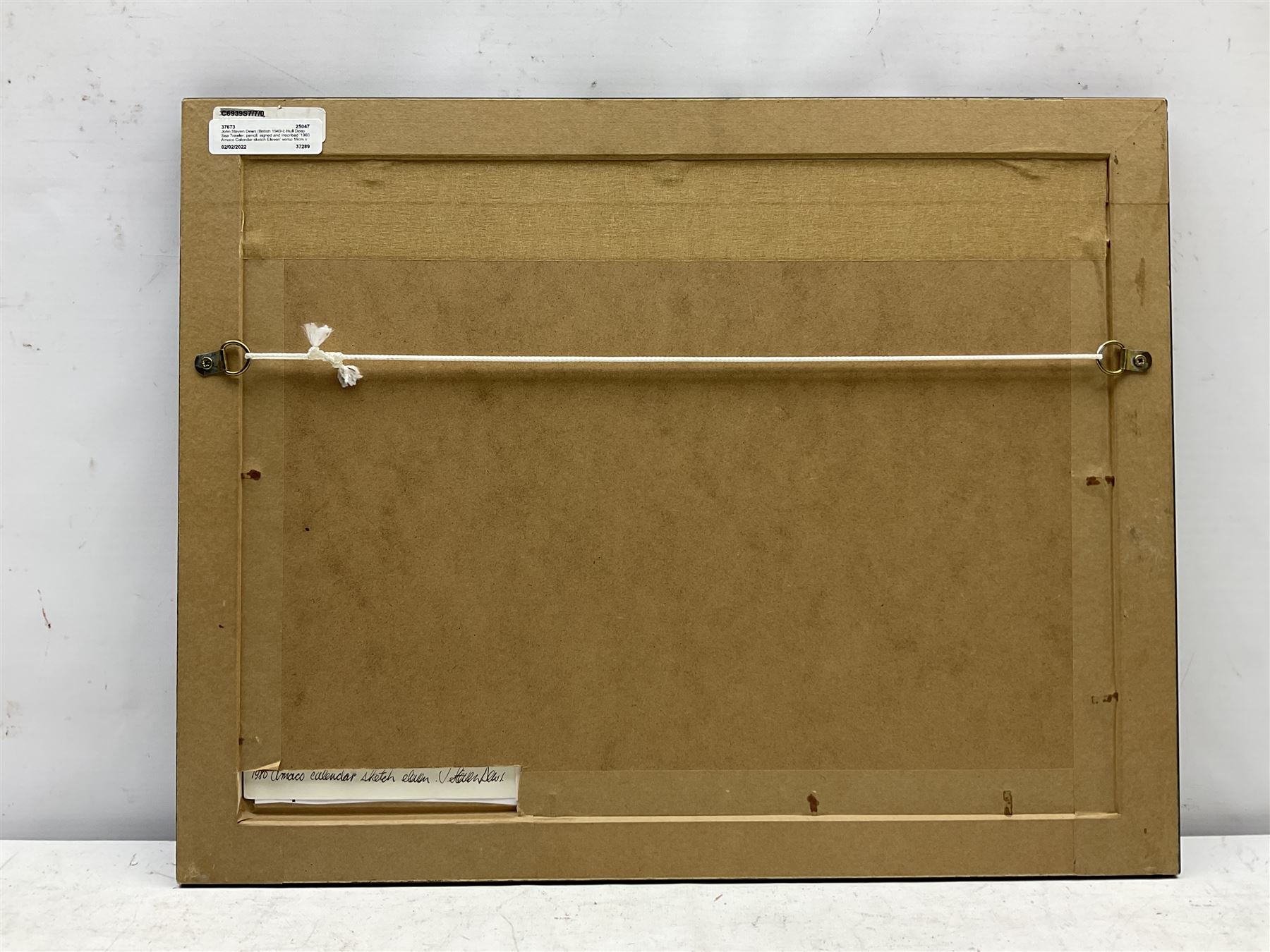 John Steven Dews (British 1949-): Hull Deep Sea Trawler, pencil, signed and inscribed '1980 Amoco Calendar sketch Eleven' verso 19cm x 29cm
Provenance: in the autumn of 1979 Steven accepted a commission from Amoco to execute twelve pictures for their 1980 calendar to reflect the development of the ocean-going vessel from Drake's 