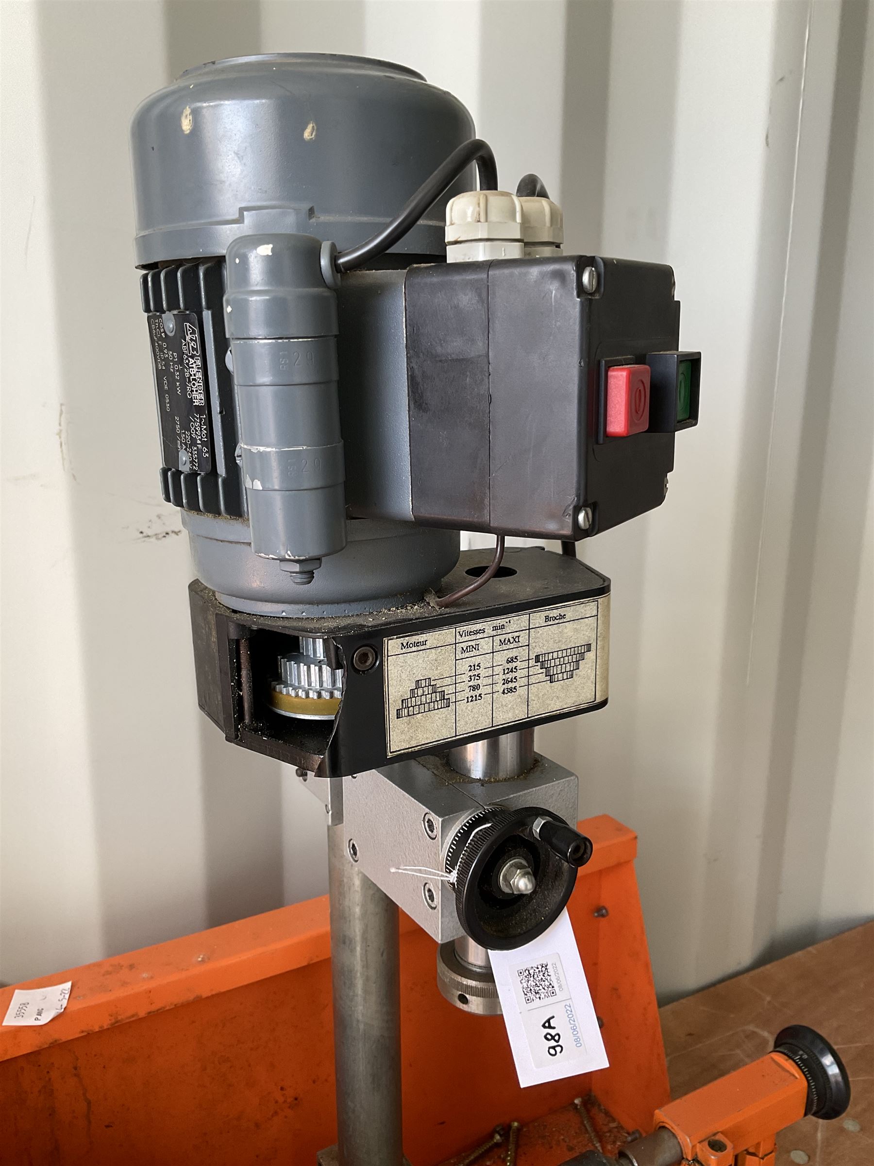 Minilor TR-1 metal lathe with three jaw self centring chuck, mounting plate - THIS LOT IS TO BE COLLECTED BY APPOINTMENT FROM DUGGLEBY STORAGE, GREAT HILL, EASTFIELD, SCARBOROUGH, YO11 3TX