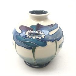  Moorcroft Blue Heaven pattern vase, designed by Nicola Slaney, H12cm   