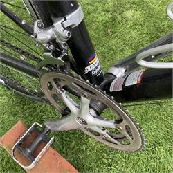 Lemond Reno retro road bike, carbon forks, 16 gears, padded brakes, Shimano gear shifters, medium frame - THIS LOT IS TO BE COLLECTED BY APPOINTMENT FROM DUGGLEBY STORAGE, GREAT HILL, EASTFIELD, SCARBOROUGH, YO11 3TX