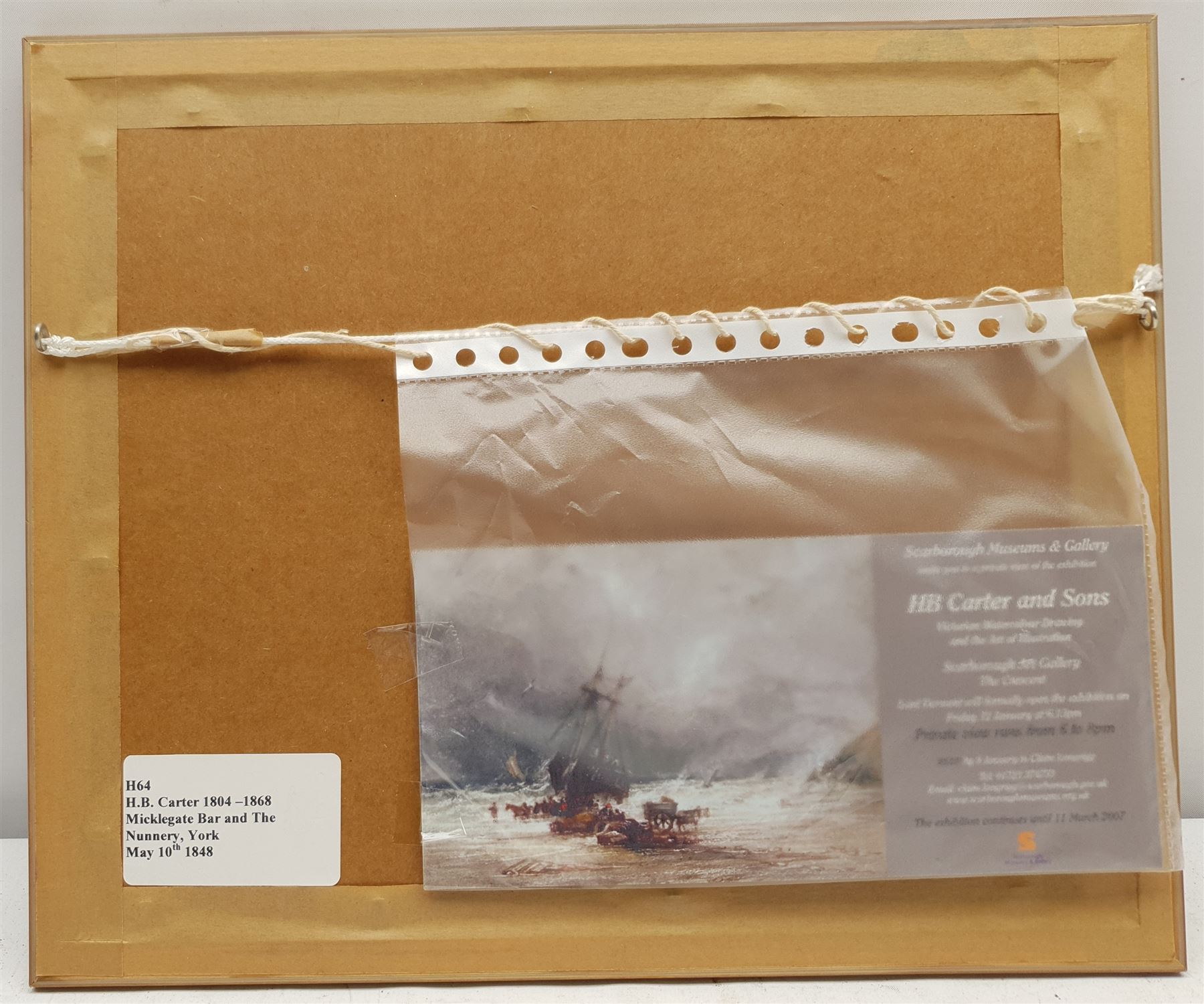 Henry Barlow Carter (British 1804-1868): 'Micklegate Bar and the Nunnery York', pencil sketch unsigned titled annotated and dated May 10 1848 in the artist's hand 11cm x 17.5cm