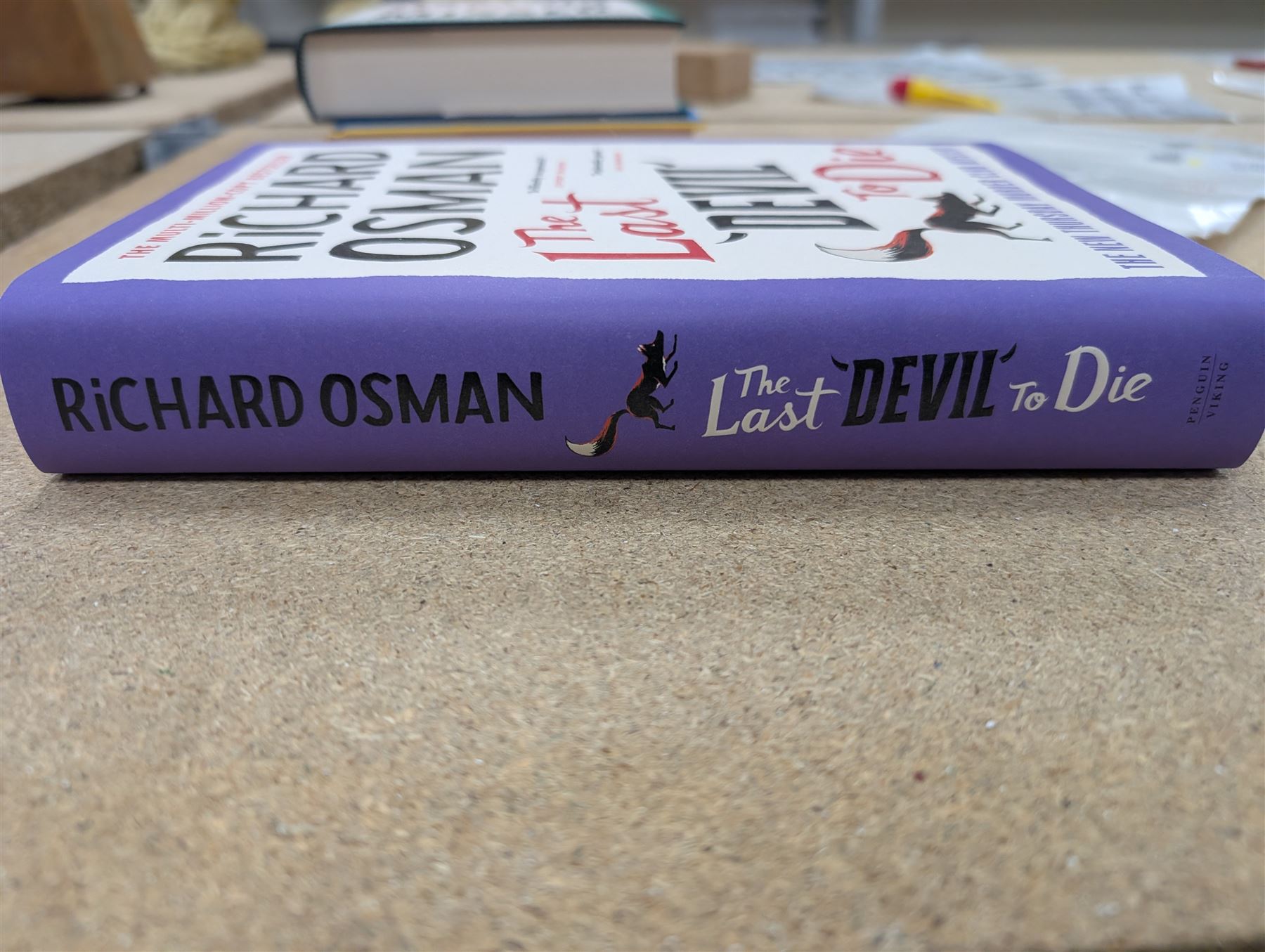 Eight first edition books, comprising signed Bob Mortimer 'And Away' autobiography, signed Richard Coles 'Murder Before Evensong' and six Richard Osman books, including 'The Thursday Murder Club' and 'The Last Devil To Die', with two Richard Osman signed bookplates