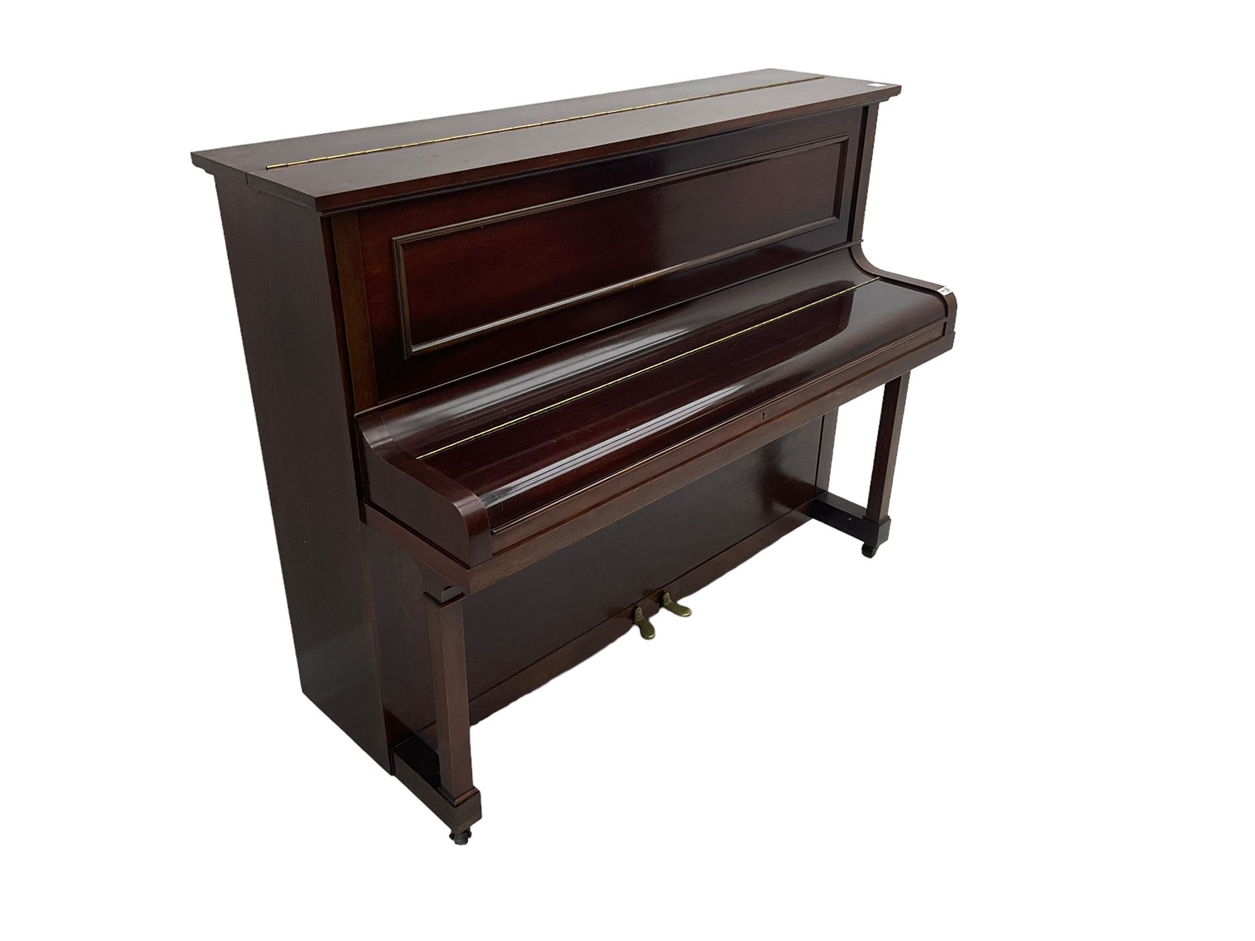 Challen - mahogany cased upright piano, circa 1920