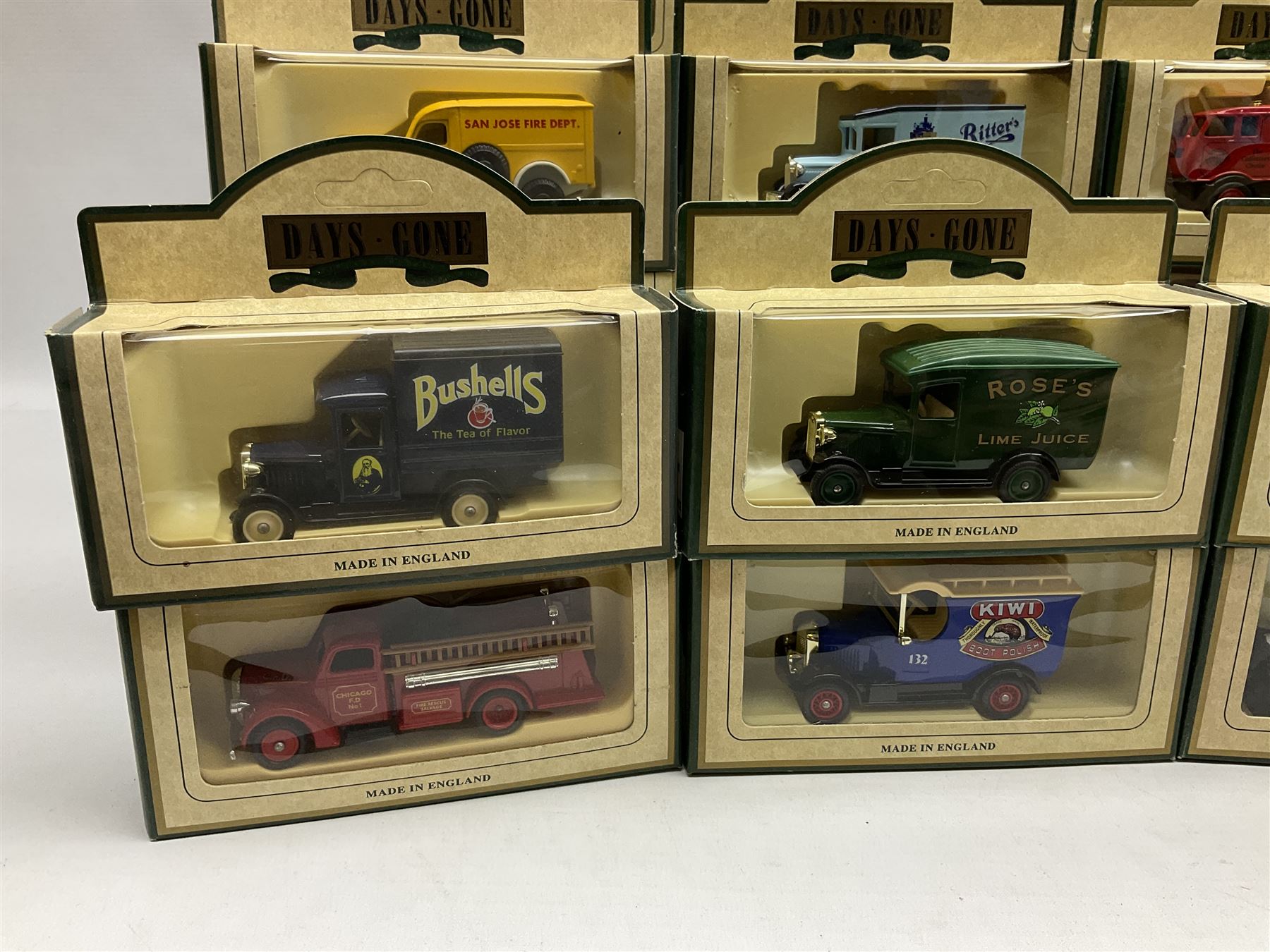 Fifty-six Lledo/ Days Gone die-cast models, all boxed (56)