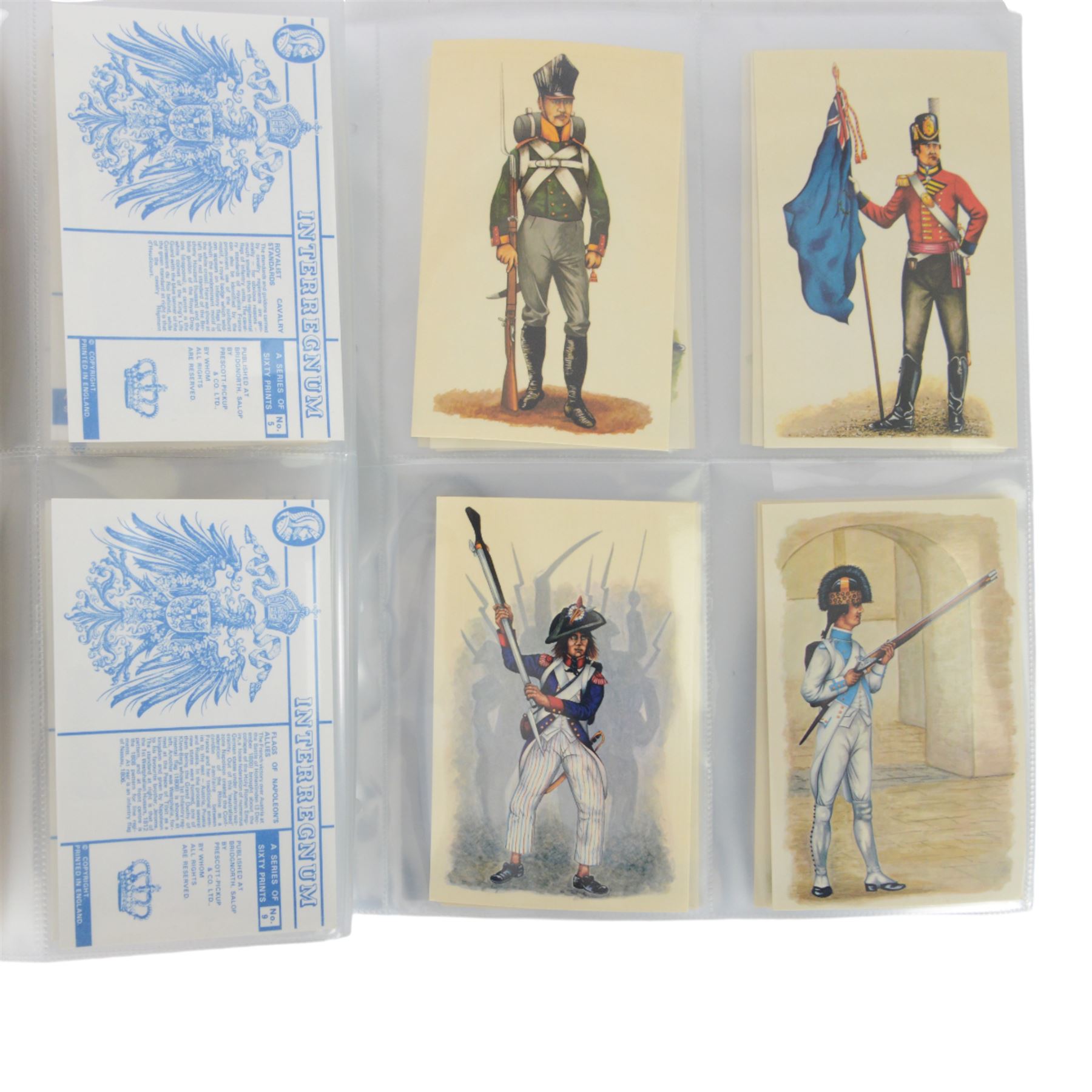 Napoleonic Postcards, including examples by Interregnum, approximately sixty