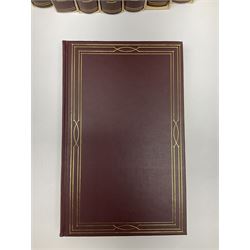 Folio Society - eighteen volumes including The History of the Decline and Fall of the Roman Empire, eight volumes, The History of England, five volumes etc, all with slip covers 