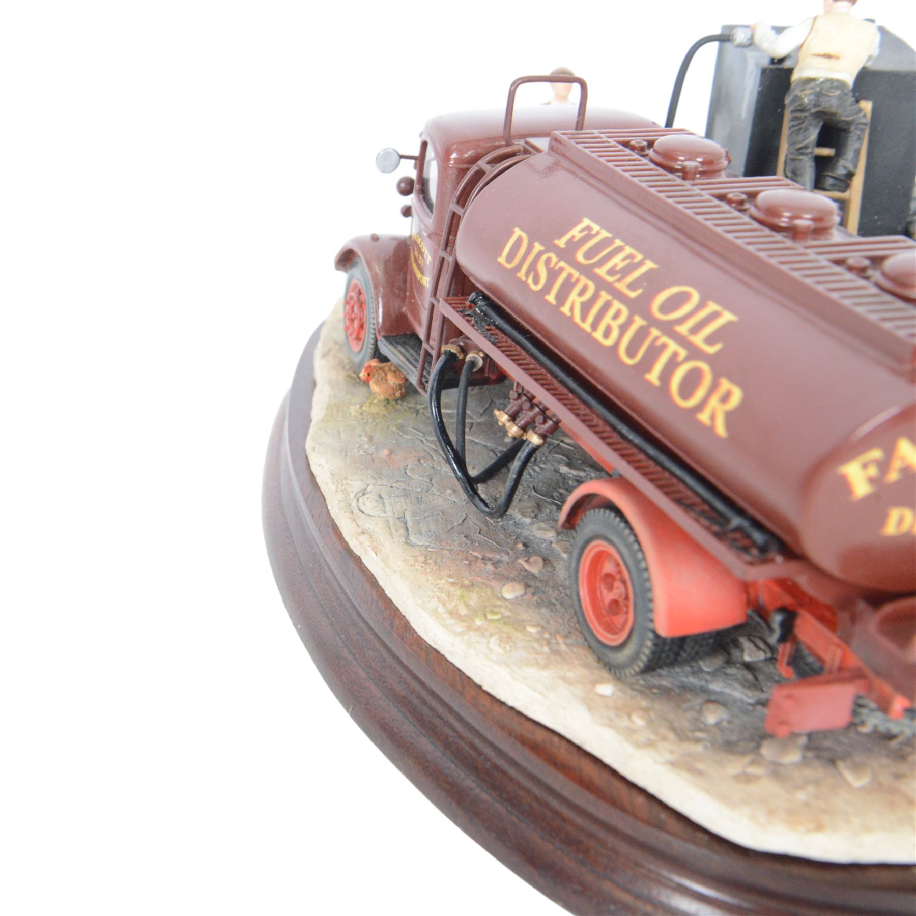 Limited edition Border Fine Arts 'Fuelling the Farm' no. B1161, limited edition no. 55/500, designed by Ray Ayres, boxed with certificate of authenticity