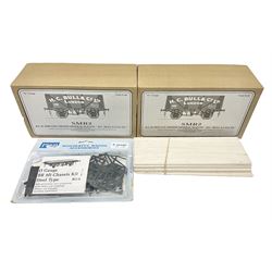 '0' gauge - two Finescale Wagons by Skytrex, SMR2 kit-built and painted for H.C. Bull & Co Ltd; both boxed; and Peco unmade wagon kit in opened packaging (3)