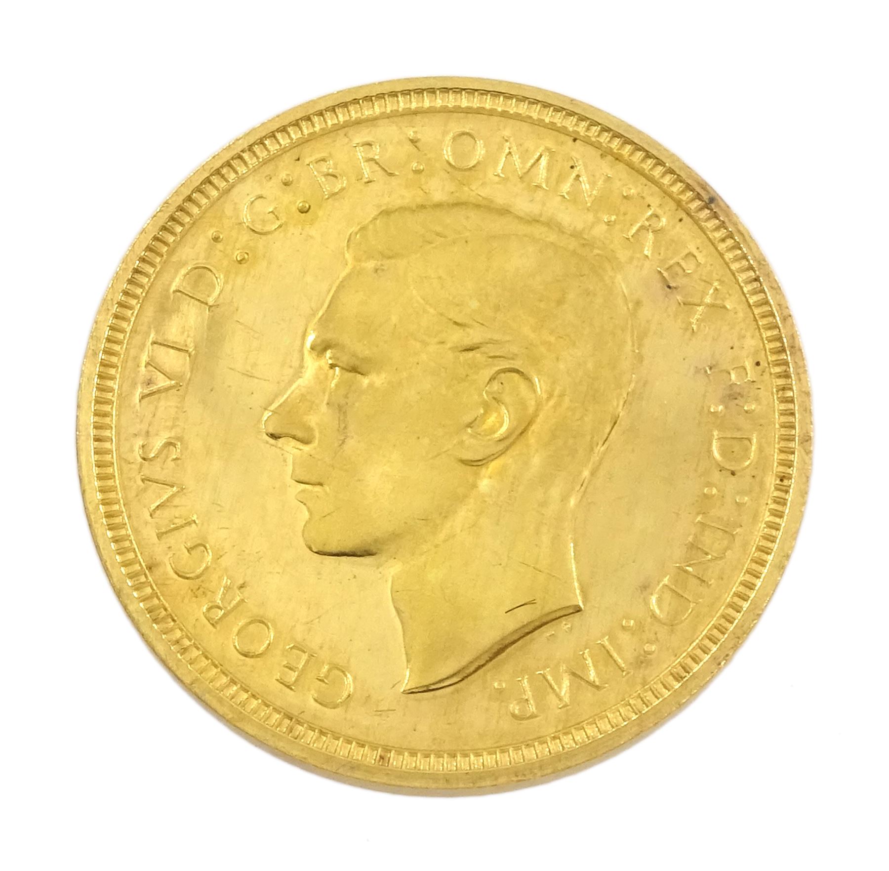 King George VI 1937 gold proof four coin set, comprising half sovereign, sovereign, two pounds and five pounds, in Royal Mint dated case