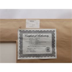 Lena Sotskova (Russian 1963-): 'Apassionato', hand embellished giclee print on canvas signed, titled and numbered 325/375 verso 60cm x 101cm