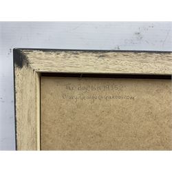 George Drury (British 1950-): 'The Big Class 1935', oil on board signed, titled verso 74cm x 49cm