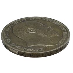 King Edward VII 1902 matt proof silver crown coin