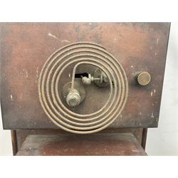 Railway  repeater signal box, with signals for train on line and arrival, H97cm