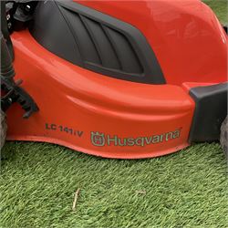 Husqvarna LC 141iV battery lawnmower with charger  - THIS LOT IS TO BE COLLECTED BY APPOINTMENT FROM DUGGLEBY STORAGE, GREAT HILL, EASTFIELD, SCARBOROUGH, YO11 3TX