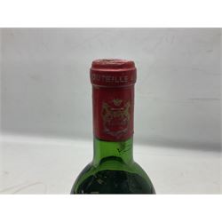 Chateau Mouton Rothschild, 1970, Grand Cru Classe Pauillac, unknown contents and proof 