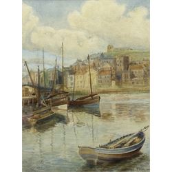 Frances Watson Sunderland (British 1866-1949): 'Whitby' watercolour signed and dated 1911, 47cm x 36cm