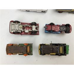 Dinky - twelve unboxed and playworn/repainted die-cast commercial vehicles including Hindle Smart Helecs, two Bedford tipper trucks, Dodge tipper truck, two Commer breakdown trucks, Brinks Armoured Car, Bedford Refuse wagon etc (12)