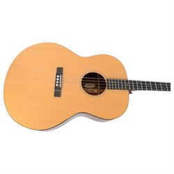 Gold Tone TG-18 tenor guitar, with spruce top, mahogany back and sides and ebony fingerboard, with loose pick guard, in Gold Tone padded gig bag, guitar L92cm


