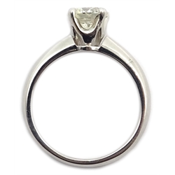  Platinum diamond solitaire ring approx 1.2 carat  