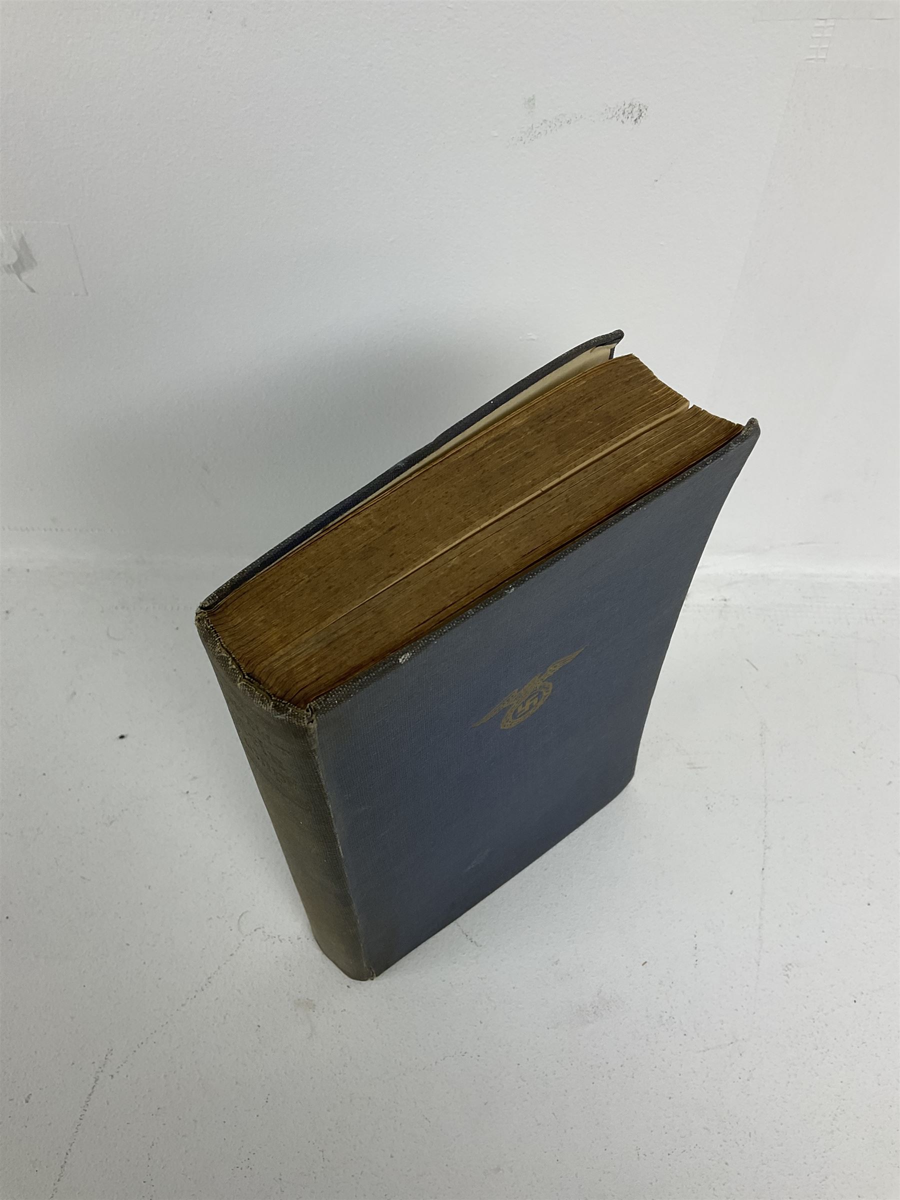 Hitler Adolf: Mein Kampf, Unexpurgated Edition, pub. Hurst and Blackett Ltd, London 1939, two volumes in one.