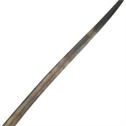 WWII Martini Henry bayonet, with 57cm blade, in steel mounted leather scabbard, together with another WWII bayonet