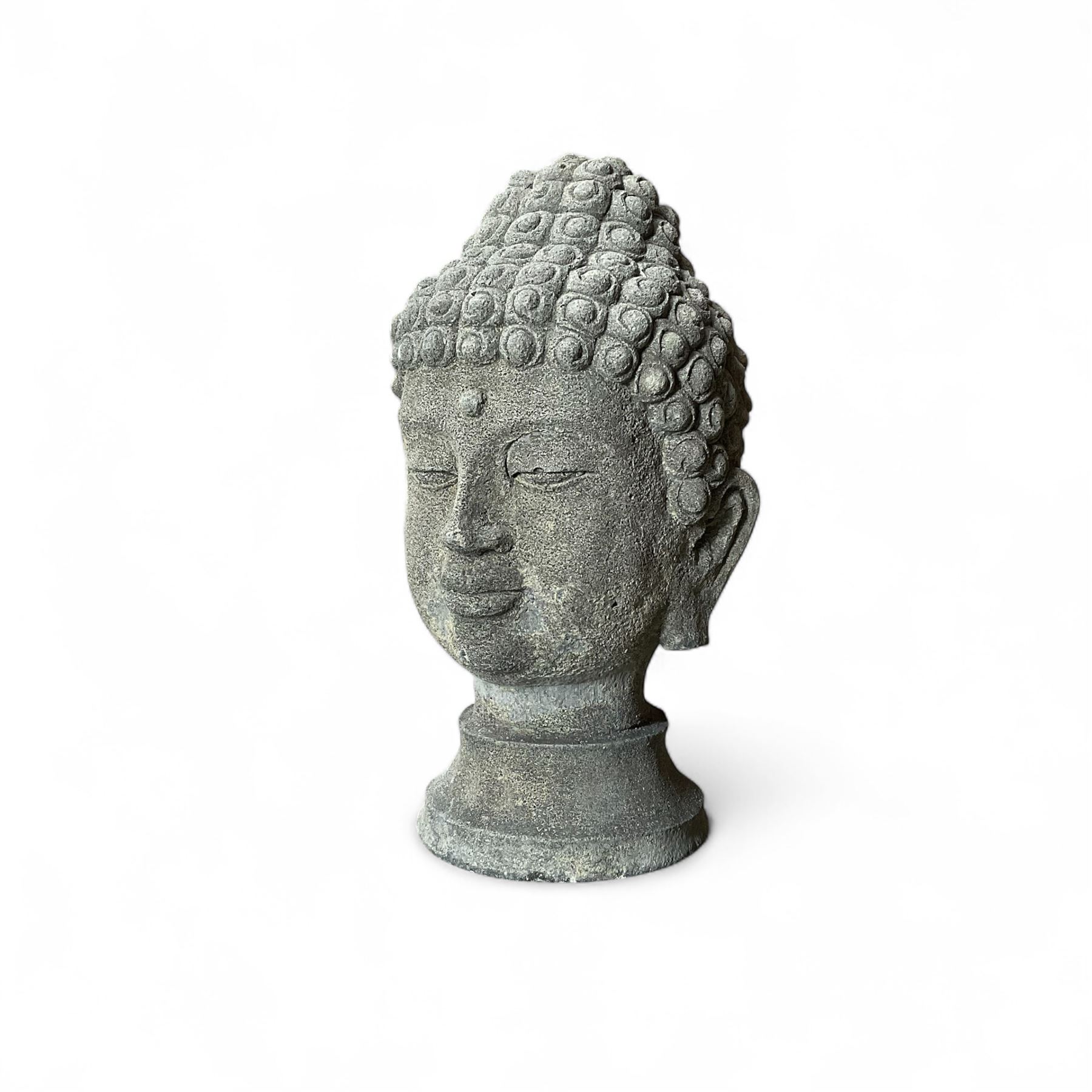 Small cast stone Thai Head