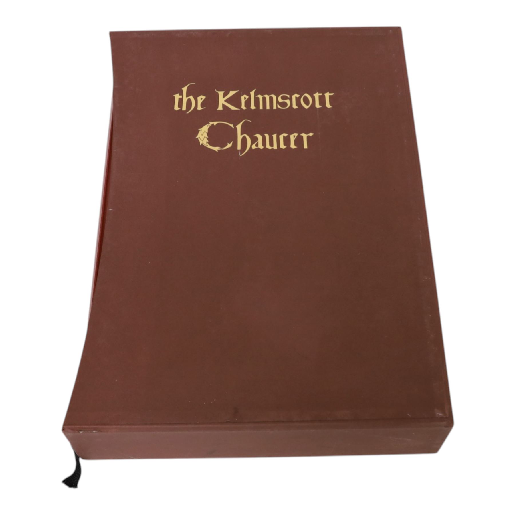 William Peterson: The Works of Geoffrey Chaucer, The Kelmscott Chaucer, Folio Society hardback in slipcase