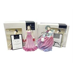  Two Royal Doulton figures Ruby HN4976 and Autumn Breeze HN4716, both with original boxes 