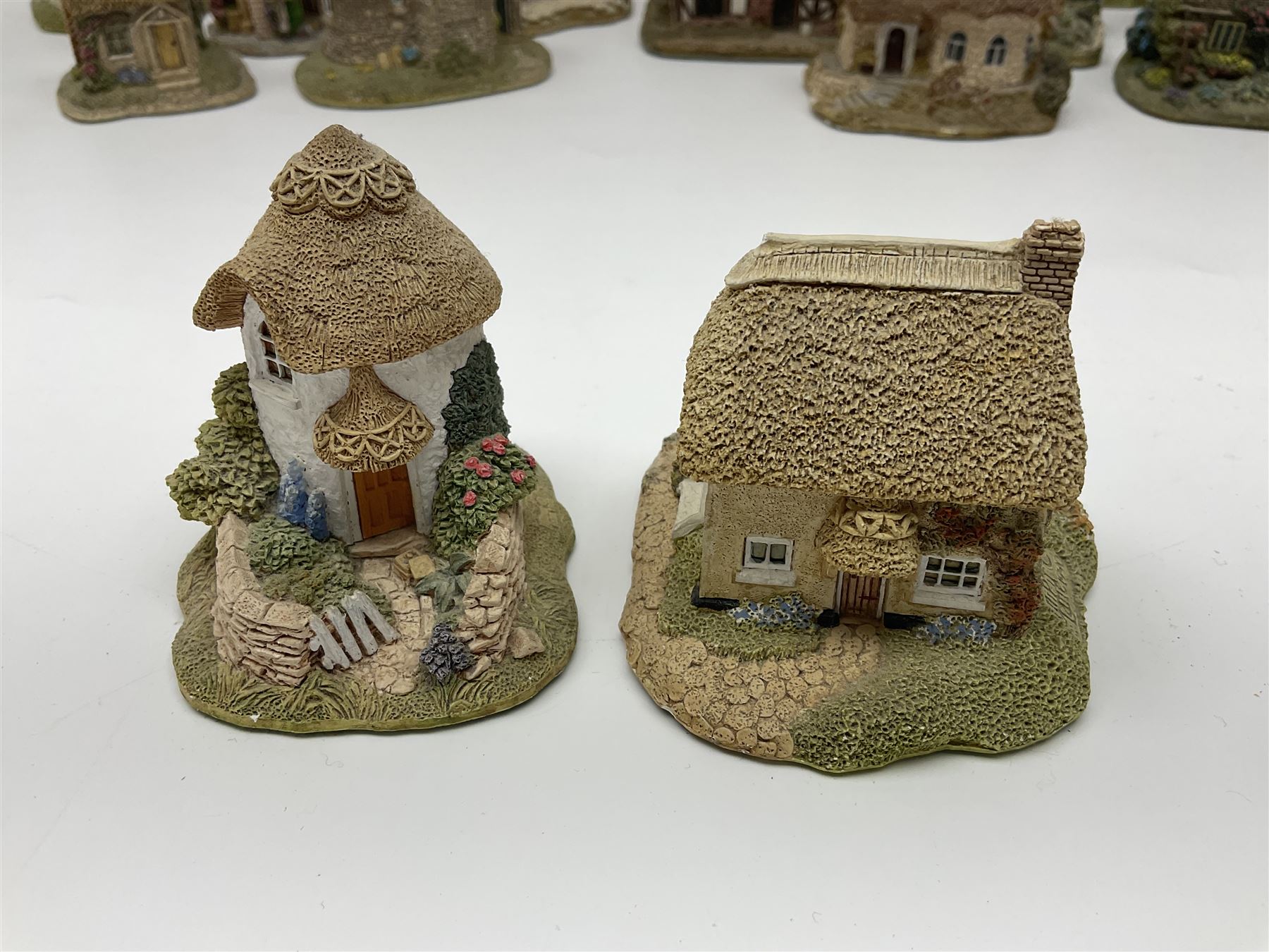 Thirty Lilliput lane, to include Hill Top, Bottle Oven, April Cottage, Thimble Cottage, Honeysuckle III, Gullivers Pantry etc