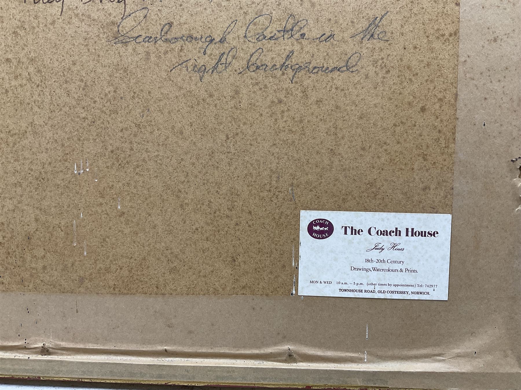 Anna Rosa Patterson (British 19th Century): 'Filey Brigg', watercolour titled and dated '74, inscribed verso 22cm x 34cm 