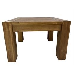 Square pine coffee/lamp table