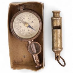 Acme whistle and field compass  