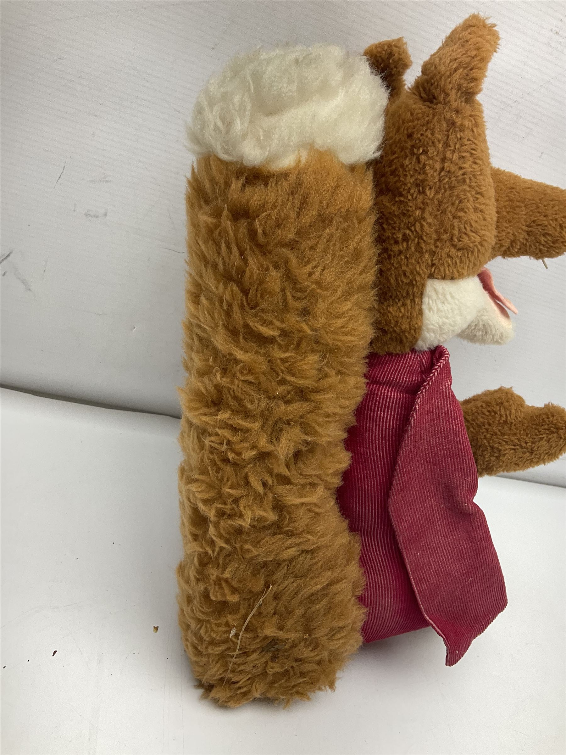 Chad Valley Sooty bear with applied eyes, stitched nose and mouth and