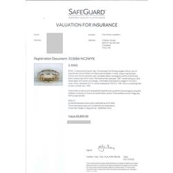 18ct gold round brilliant cut diamond full eternity ring, total diamond weight approx 3.15 carat