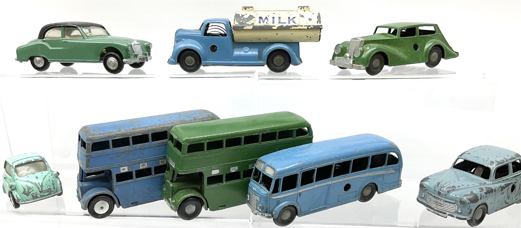 Chad Valley WeeKin six unboxed and playworn clockwork models