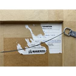 David Baumforth (British 1945-): 'Seagulls Hovering over Little Thornwick Bay Flamborough', mixed media on paper, signed titled and dated '96 on label verso 68cm x 113cm 
Provenance: with Walker Galleries, Harrogate, exhibition label verso