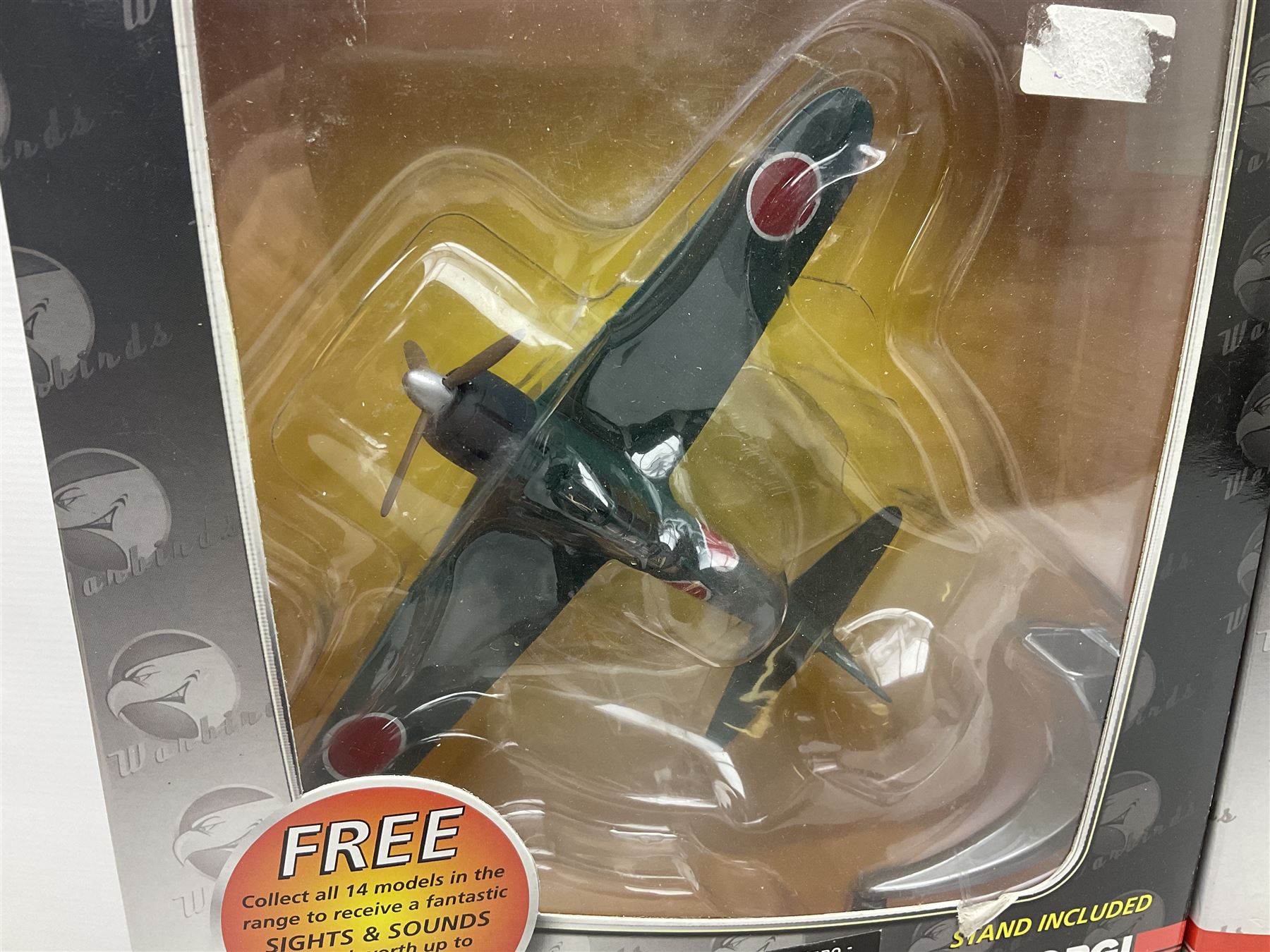 Corgi Aviation Archive Warbirds - seven series one and one series two, all boxed (8)