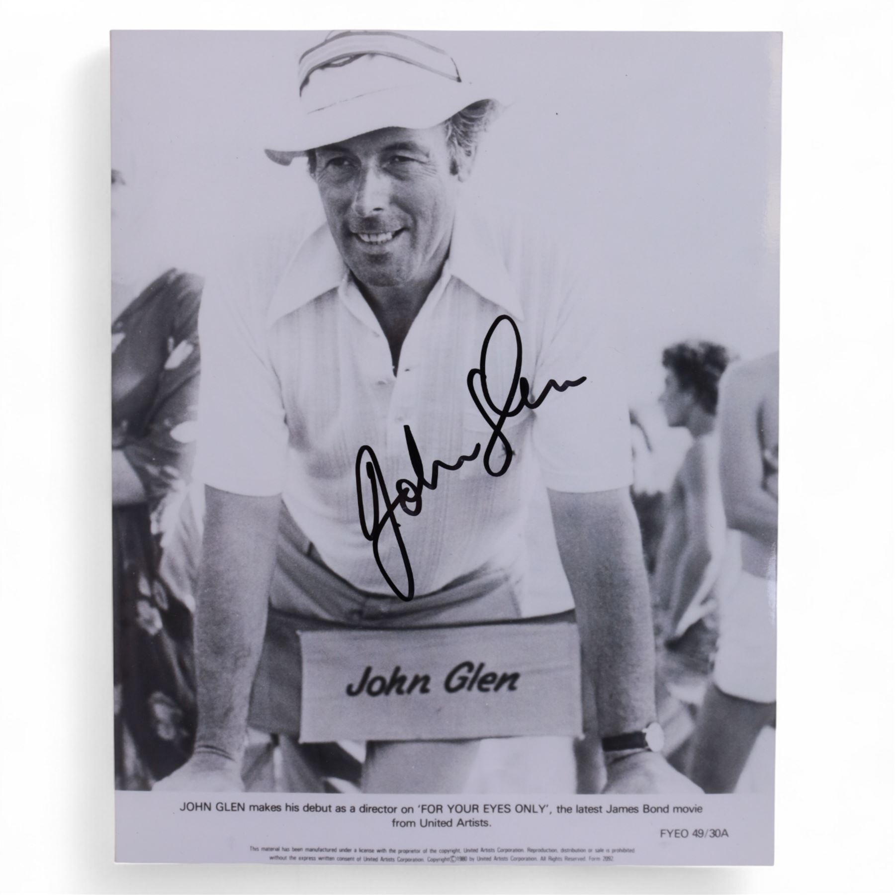 Collection of James Bond related signed film stills and promotional photographs, including Sean Connery and Pierce Brosnan promotional shots, Desmond Llewelyn, Octopussy poster, John Glenn, Blanche Ravalel, Geoffrey Holder and Julian Glover, all with certificates of authenticity