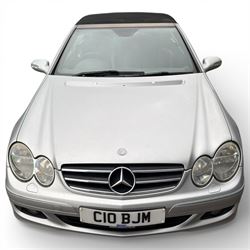 Mercedes-Benz CLK Cabriolet 280 Avantgarde, 3 Litre petrol, automatic, 2006, 2dr, 74500 Miles, convertible, silver, (C10 BJM)
