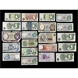 Banknotes including Bank of England Page Series D one pounds, other one pound notes, various The Royal Bank of Scotland Limited denominations, Clydesdale Bank Limited ten pounds 31st January 1979 ‘D/BD 060182’ etc 
