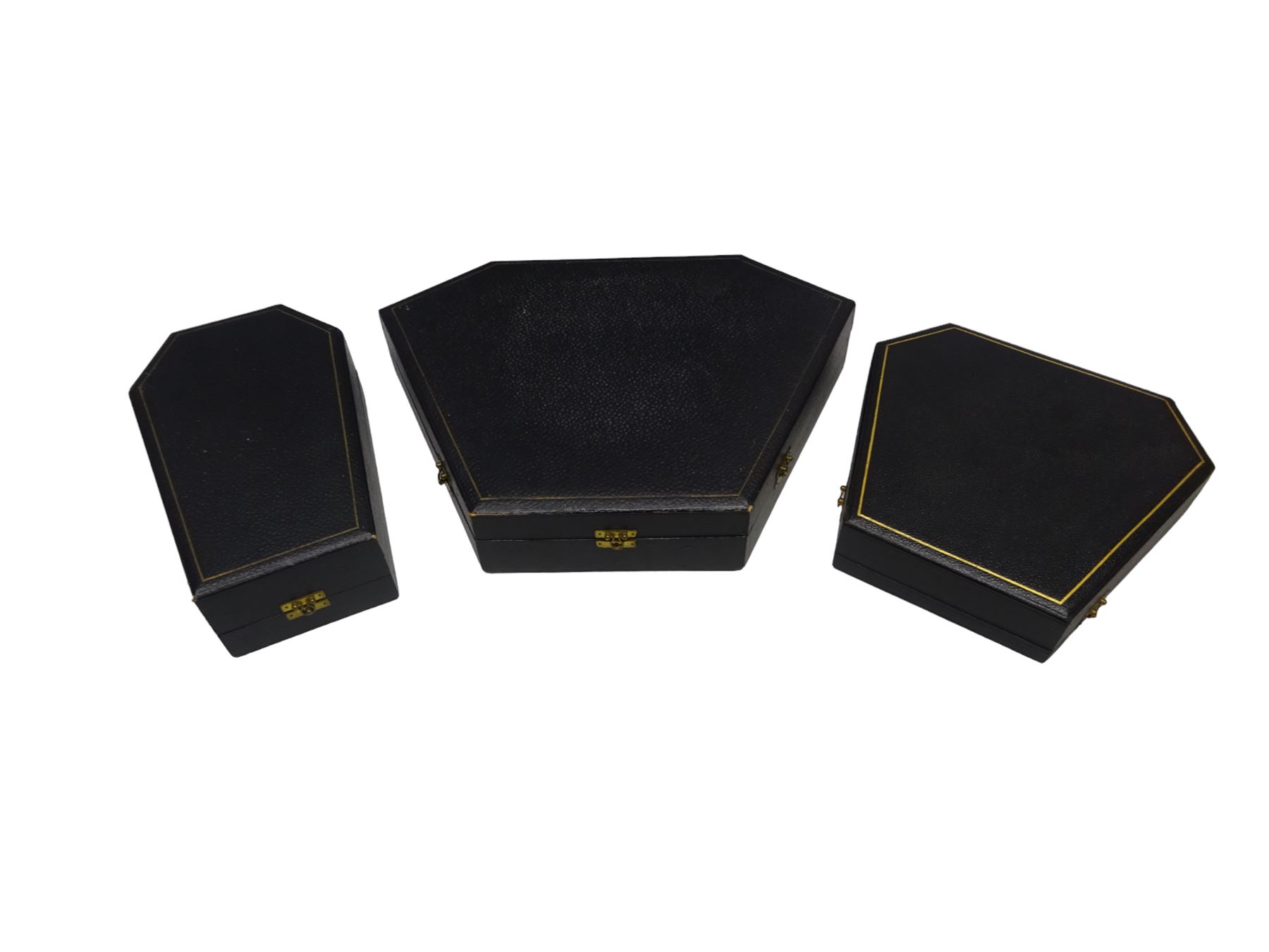 Art Deco thirteen piece silver mounted blue guilloche enamel dressing table set, comprising two hair brushes, two clothes brushes, hand mirror, two cut glass jars, buffer and a cut glass scent bottle, hallmarked J W Tiptaft & Son Ltd, Birmingham 1930 and 1932, and a silver handled manicure set, hallmarked Daniel Manufacturing Company, Birmingham 1930, with a pair of base metal scissors, each contained within three original fitted cases with black and cream silk and velvet lined interiors, one with removable mirror