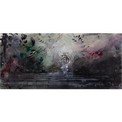 Kane Cunningham (British 1961-): 'Storm Ali - Borrowdale', watercolour, signed and titled ...